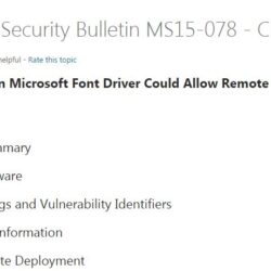 MS15-078 windows vulnerability