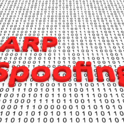 RP Spoofing as a binary code 3D illustration